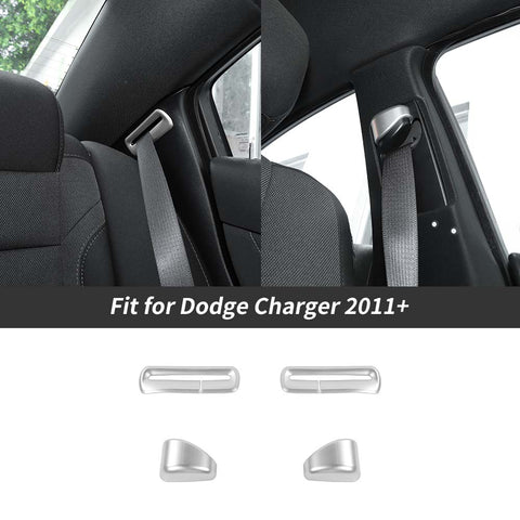 Seat Safety Belt Button Cover Trim For Dodge Charger/Chrysler 300C 2011+ Accessories | CheroCar