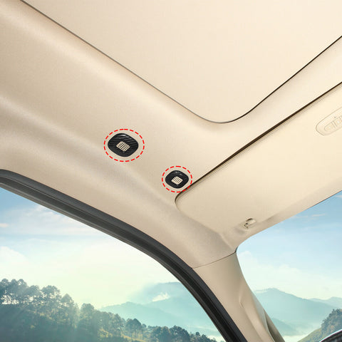 For 2018+ Dodge RAM Car Roof Horn Ring/Reading Light Trim Cover