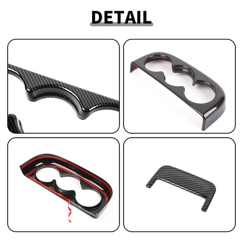 For 2007-2013 Chevy Silverado/GMC-SIERRA Front Armrest Box Cup Holder Panel Trim Cover