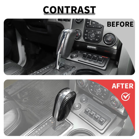 For 2009-2014 Ford F150 Raptor Central Console Gear Shift Panel Cover Trim