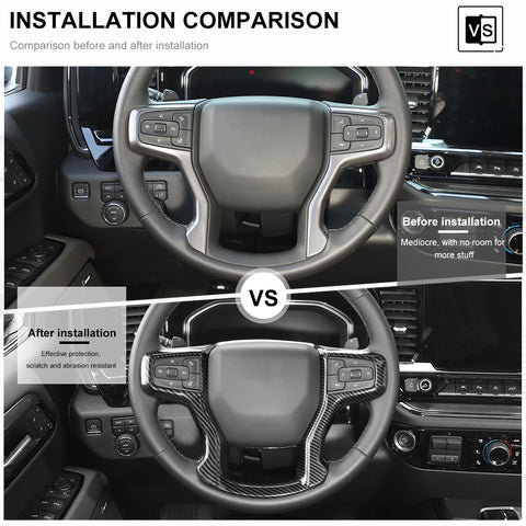 For 2022+ Chevy Silverado 18 x Inner Center Console Dash & Door Handle Trim Cover Kit