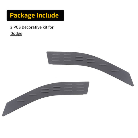 For 2011+ Dodge Durango Rear Window Glass Louvers Panel Air Vent Trim
