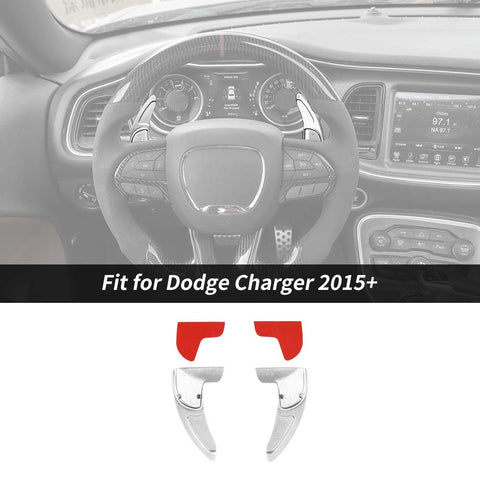 Steering Wheel Shift Paddle Cover Trim for Dodge Challenger & Charger 2015+ & Durango 2014+ A｜CheroCar