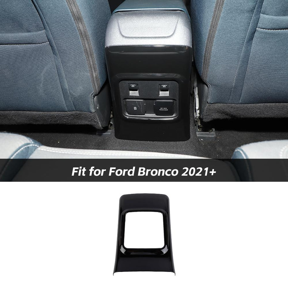 For 2021+ Ford Bronco Rear Window Switch Panel Decoration Cover Trim