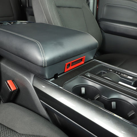 For 2021+ Ford F150 Center Armrest Box Switch Button Cover Trim