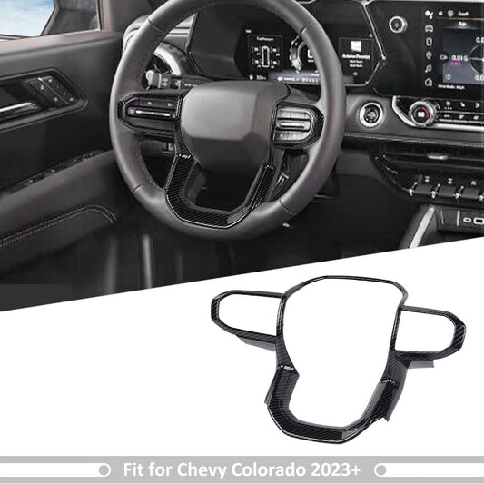 For 2023+ Chevy Colorado & GMC CANYON Steering Wheel Trim Cover Decor