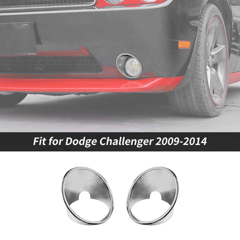 For 2009-2014 Dodge Challenger Front Fog Light Lamp Bezel Cover Trim