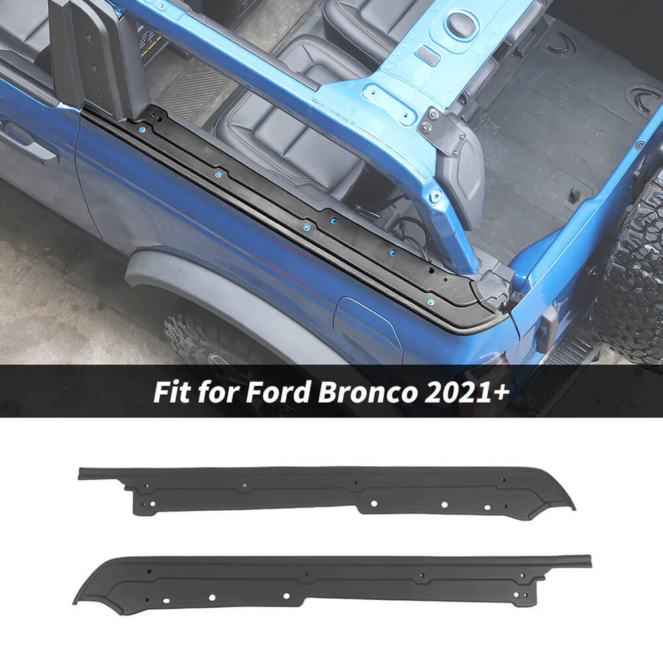 For 2021+ Ford Bronco 2Dr/4Dr Black Car Roof Mounting Hole Pad Cover