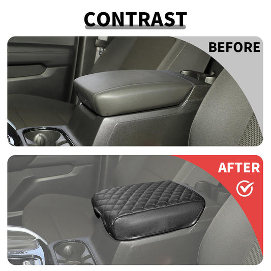 For 2023+ Chevy Colorado/GMC-CANYON Center Console Armrest Box Laether Cover Cushion Pad