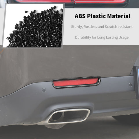 For 2015+ Dodge Challenger Rear Fog Light Frame Panel Cover Trim