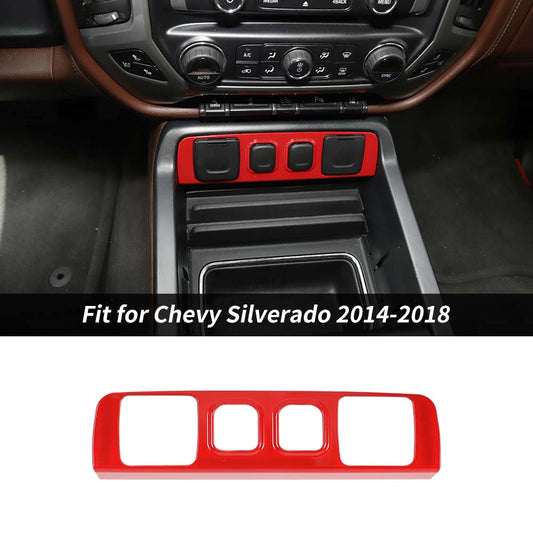 Power & USB Socket Panel Decor Cover For Chevrolet Silverado/GMC Sierra 2014-2018 Accessories | CheroCar