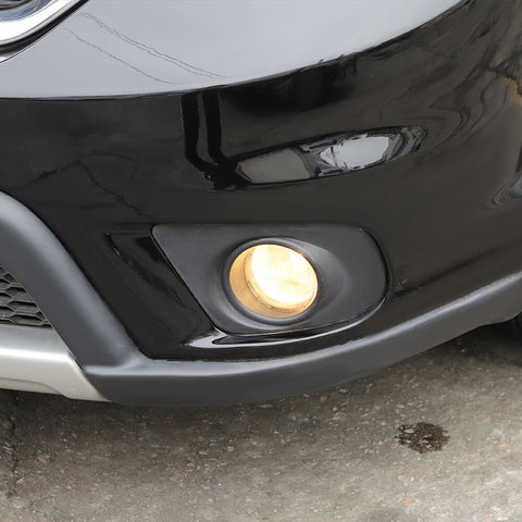 For 2009+ Dodge Challenger/2007-2012 Nitro Smoked Black Front Fog Lamp Light Decor Cover Trim