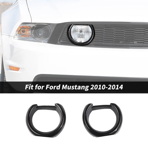 For 2010-2014 Ford Mustang Front Bumper Grille Light Trim Cover Decoration