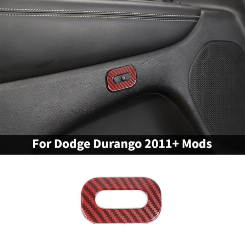 For 2011+ Dodge Durango Inner Memory Seat Button Bezel Trim Cover Accessories