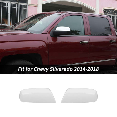 Side Rearview Mirror Decor Cover Trim For Chevy Silverado/GMC Sierra 2014-2018 Accessories | CheroCar