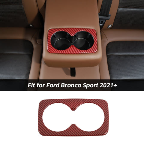 Rear Armrest Box Cup Holder Cover Trim For Ford Bronco Sport 2021+ Accessories | CheroCar