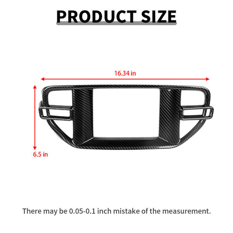 For 2021+ Dodge Durango Interior Center Console Navigation Dashboard Cover Trim