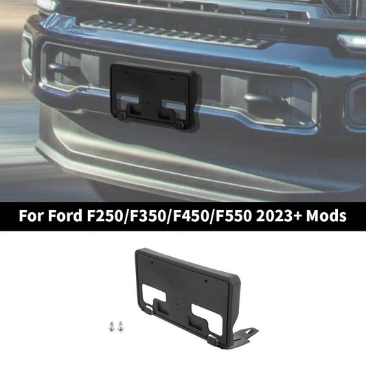 For 2023+ Ford F250/F350/F450/F550 Front License Plate Bracket Holder