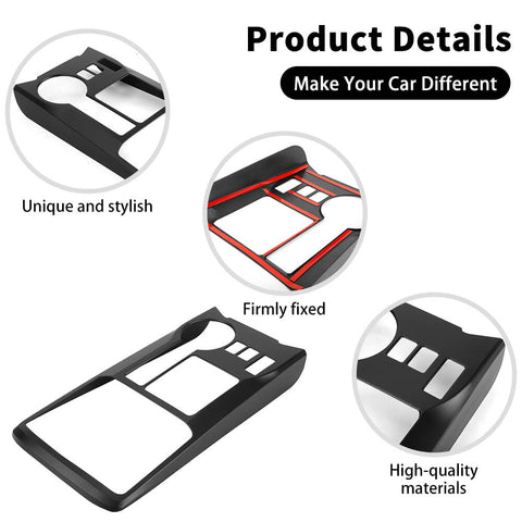For 2010-2023 Toyota 4Runner Inner Gear Shift Panel Decor Cover Trim Bezels