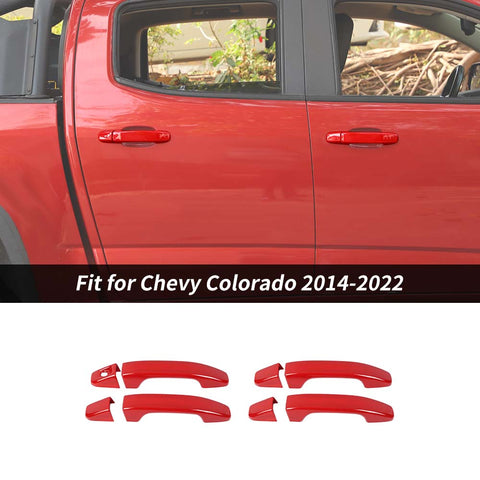 For 2014-2022 Chevy Colorado Door Handle Shell Trims Cover Bezel