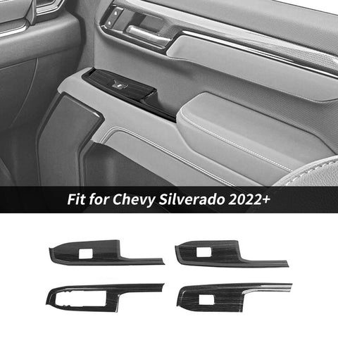 Window Lift Panel Switch Trim Cover For Chevy Silverado/GMC Sierra 2022+ Accessories | CheroCar