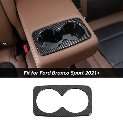 Rear Armrest Box Cup Holder Cover Trim For Ford Bronco Sport 2021+ Accessories | CheroCar