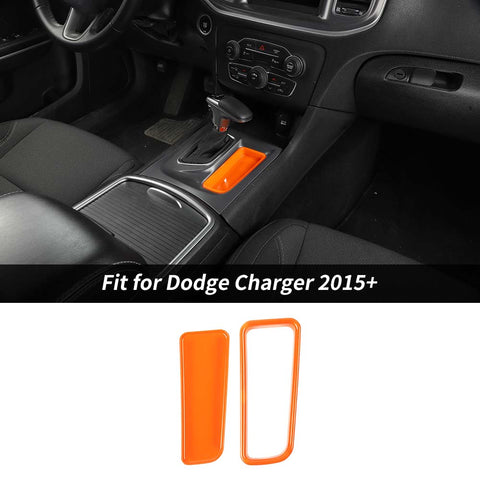 Gear Shift Storage Compartment Decor For Dodge Charger 2015+ Accessories | CheroCar