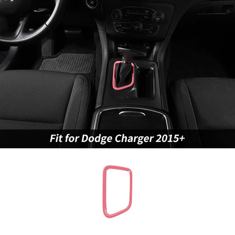 Gear Shifter Trim Cover Frame Bezel For Dodge Charger 2015+ Accessories | CheroCar