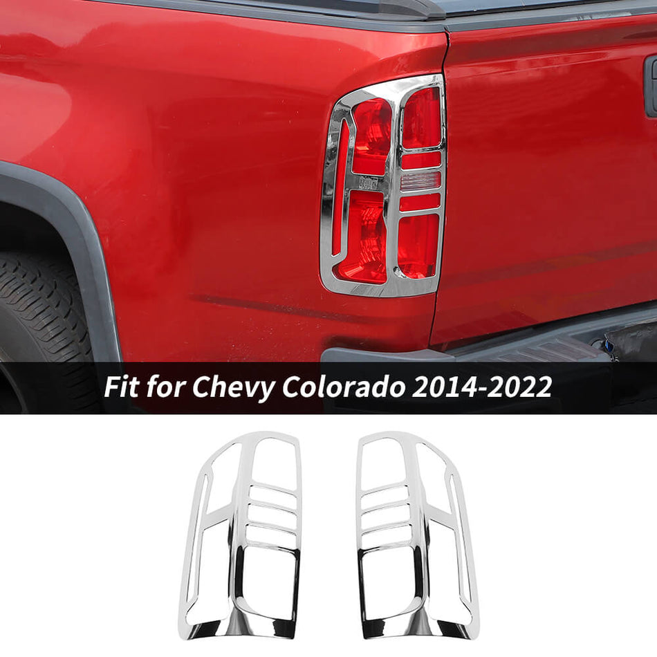 For 2014-2022 Chevy Colorado Rear Light Lamp Guards Trim Tail Light Covers