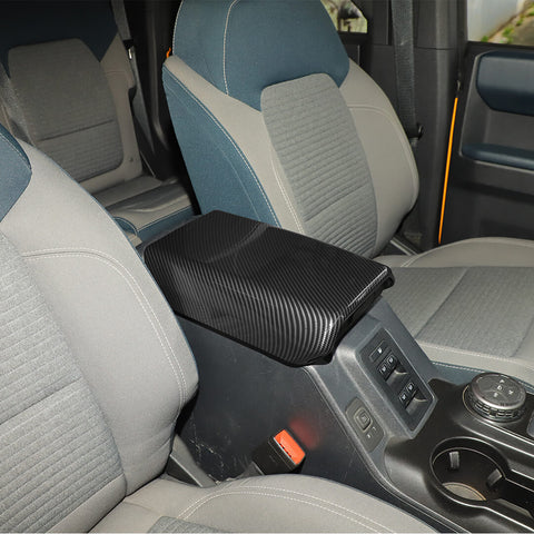 For 2021+ Ford Bronco Center Console Armrest Box Panel Trim Cover Protector