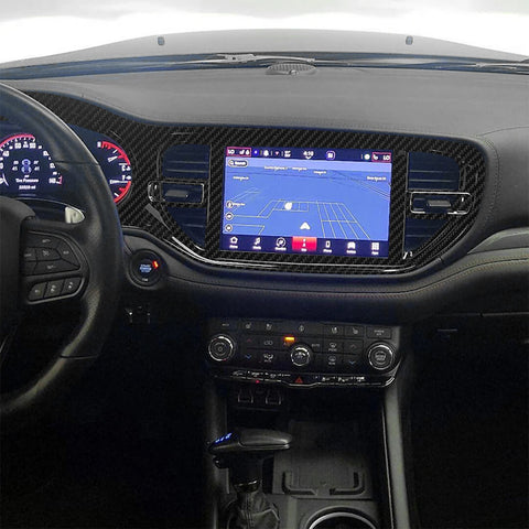 For 2022+ Dodge Durango Interior Center Console Navigation Panel Trim Cover