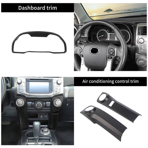 For 2010-2023 4Runner Interior Center Console Trim Cover Kit