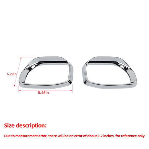 Side Rearview Mirror Rain Eyebrow Cover Trim For Ford Bronco Sport 2021+ Accessories | CheroCar