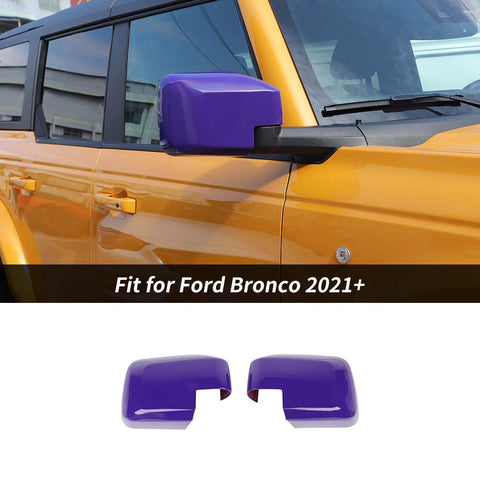 Side Rearview Mirror Caps Cover For Ford Bronco 2021+ Accessories｜CheroCar