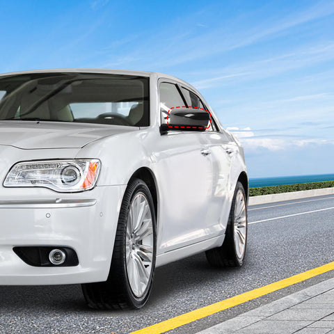 For 2011+ Chrysle 300C Exterior Rearview Mirror Decor Cover Trim Shell