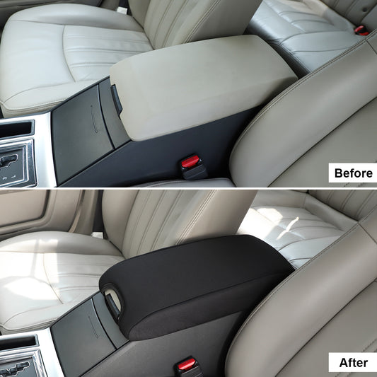 For 2004-2010 Dodge Charger/Chrysler 300CBlack Center Console Armrest Lid Pad Cover