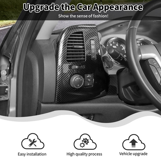 For 2007-2013 Chevy Silverado /GMC SIERRA Center Console Vent Dash Trim Cover