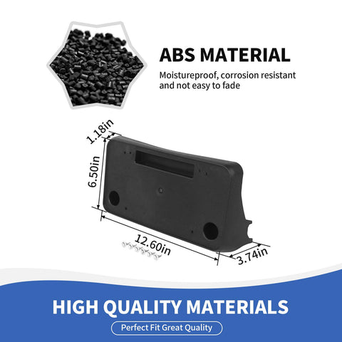For 2022+ Chevy Silverado ZR2 Front Bumper License Plate Frame Bracket Holder