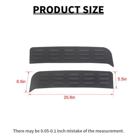 For 2014+ Chevy Colorado/GMC-CANYON Rear Window Glass Louver Air Vent Panel