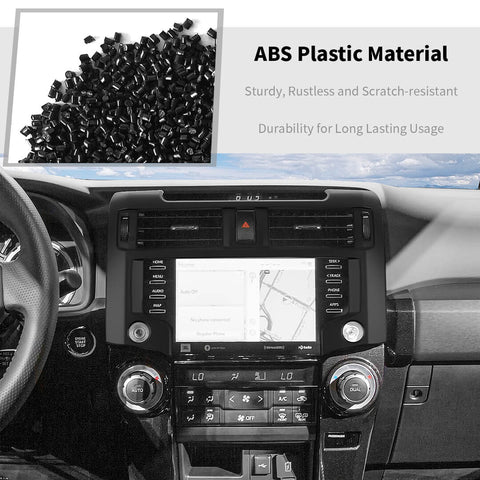 For 2020-2023 4Runner Interior Center Console Steering Wheel GPS Navigation Panel Cover Trim Kit