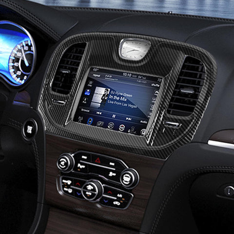 For 2015+ Chrysle 300/300C Central Console Navigation GPS Cover Trim