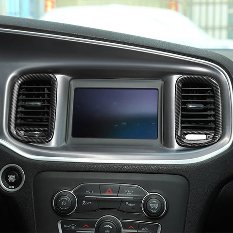 For 2011-2014 Dodge Charger Center Console Dashboard Air Vent Trim Cover