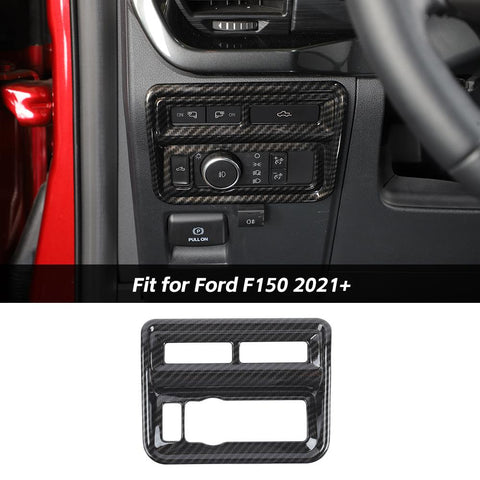 Headlight Control Switch Button Panel Trim Frame For Ford F150 2021+ Accessories | CheroCar