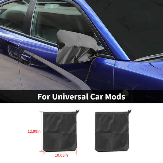 For Universal Car Side Mirror Snow Cover Waterproof Auto Rear View Protection Cover (2 pcs)