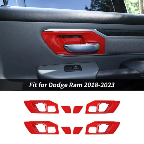 Interior Door Handle Bowl Cover Trim For Dodge Ram 1500 2018-2023 Accessories｜CheroCar