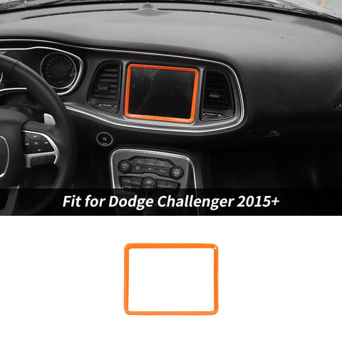 Inner Central GPS Navigation Trim For Dodge Challenger 2015+ Real Accessories | CheroCar