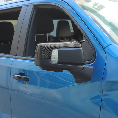 For 2019+ GMC Sierra 1500  Side Rearview Mirror Cap Cover Trim Ox Horn