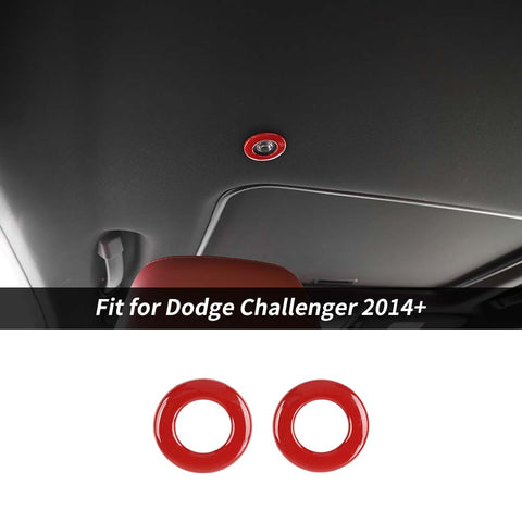 Roof Reading Light Lamp Trim Ring For Dodge Challenger 2014+ Accessories | CheroCar