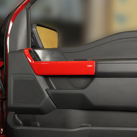 For 2021+ Ford F150 Inner Front Door Handle Panel Cover Trim Decor