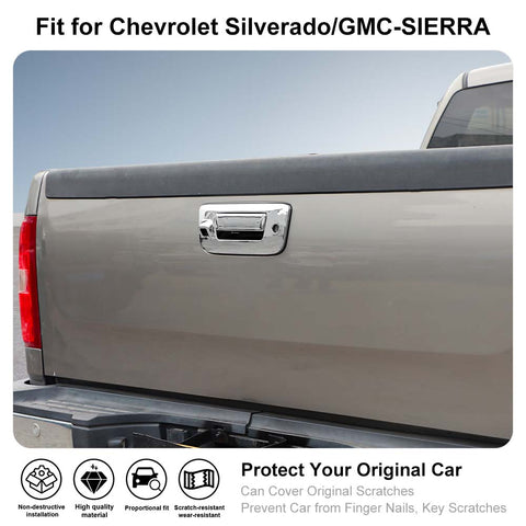 for 2007–2013 Chevy Silverado/GMC Sierra Tailgate Handle Trim (Fits with Camera & Lock)